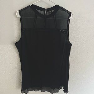 Black Sheer Blouse